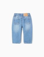 Pantalon en jean ample pour bébé garçon, bleu – Image 2