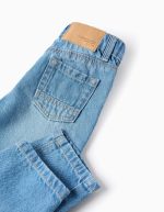 Pantalon en jean ample pour bébé garçon, bleu – Image 3