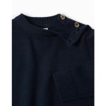 Pull fin pour bébés garçons, bleu foncé – Image 3