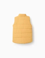 Gilet Matelassé avec Doublure Polaire pour Garçon, Jaune – Image 2