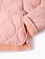 Parka matelassée à capuche pour filles, rose – Image 3
