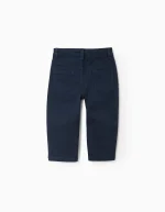Pantalon en sergé pour bébé garçon, bleu foncé – Image 2