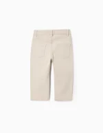 Pantalon en sergé beige pour bébé garçon – Image 2