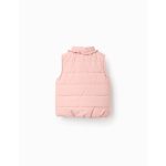 Gilet matelassé doublé polaire pour bébé fille, rose – Image 2