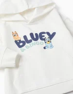 Sweat à capuche en coton pour bébés « Bluey & Bingo », blanc – Image 3