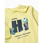 T-shirt jaune à manches longues pour bébé garçon – Image 3