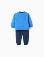Ensemble de survêtement en coton brossé pour bébé garçon « Spidey », bleu – Image 2