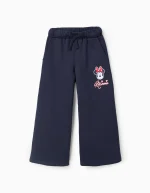 Pantalon Jogpant en Coton Wideleg pour Fille 'Minnie' Bleu Foncé