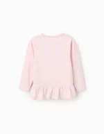 T-shirt à manches longues en coton pour filles « Minnie », rose – Image 2