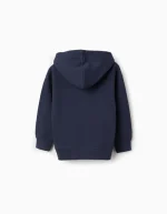 Sweat-shirt en coton à capuche pour garçon « Spider-Man », bleu foncé – Image 2