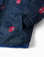 Veste matelassée réversible « Spider-Man » pour garçon, bleu/blanc – Image 6