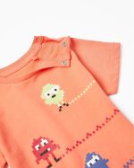 Cotton T-shirt for Baby Boys 'Gaming', Orange