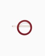 Round Hair Slide for Babies and Girls, Brown