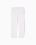 PANTS, WHITE, 3/4