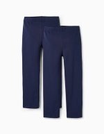 P2 LEGGINGS JERSEY DRESS BLUE:DRESS BLUE