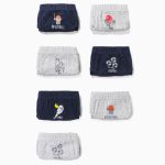 7 Briefs for Boys, 'Sports', Grey/Dark Blue