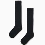 2-Pack Knee High Socks for Boys, Dark Blue