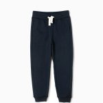 Pantalon de jogging en coton pour garçon Bleu foncé