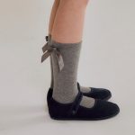 Leather Ballet Pumps for Girls, Dark Blue