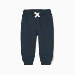 Cotton Joggers for Baby Boys, Dark Blue