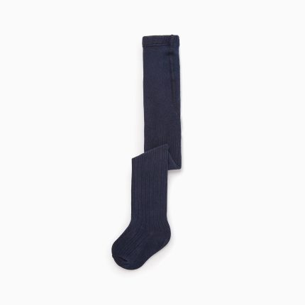 COLLANT RIBBED ANTIP, DARK BLUE, 15/18