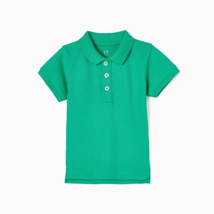SHIRT SS PIQUE, GREEN