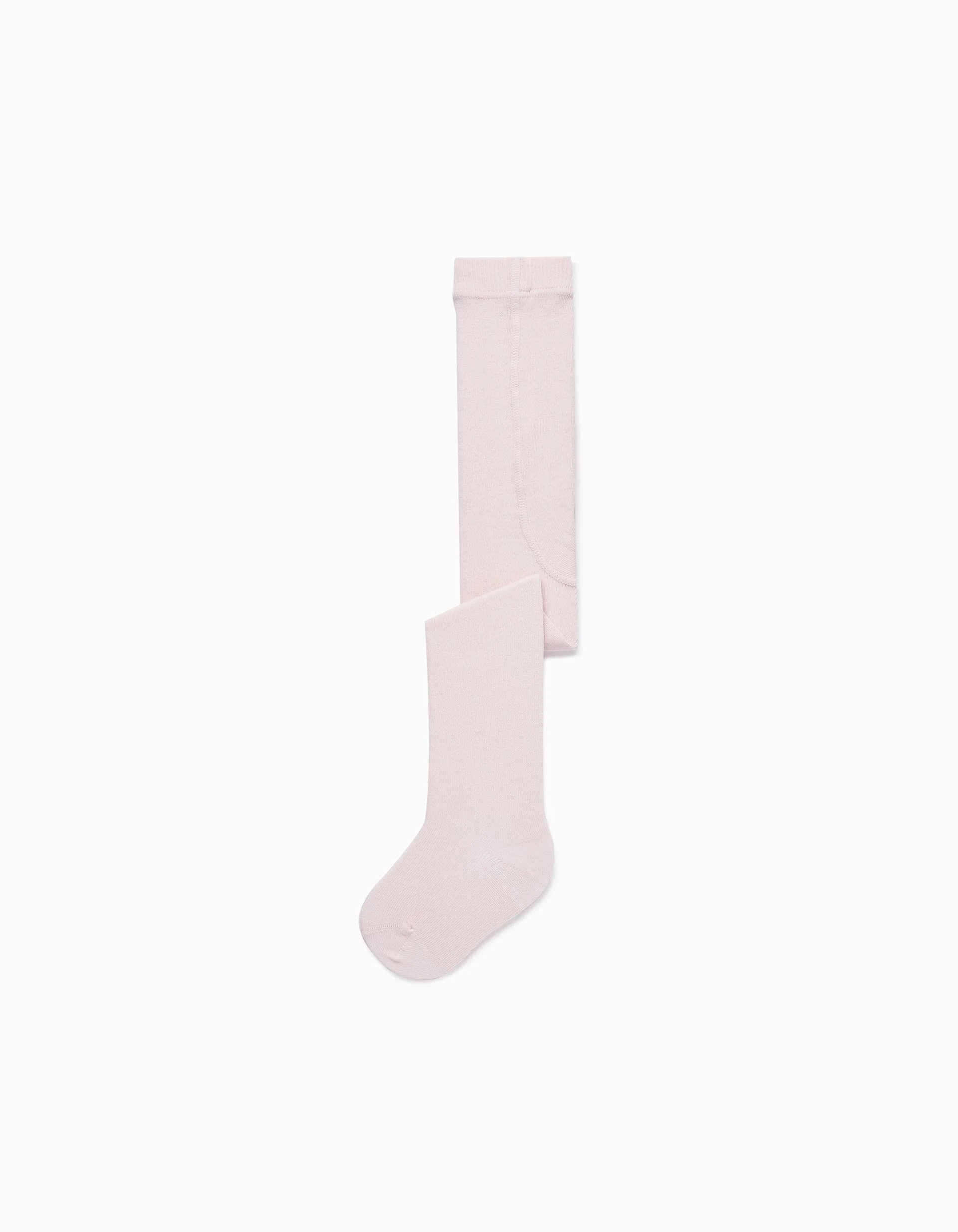 31054962030-0 Collants anti-boulochage en coton pour bébé fille, rose – Image 1