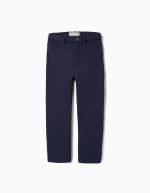 Jeggings en coton pour fille, bleu foncé