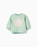 Coton coton pour la fleur de bébé filles, vert