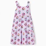 Robe en Coton Fille 'Minnie Mouse', Violet