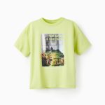 Short Sleeve T Shirt for Boys 'Green Future', Green