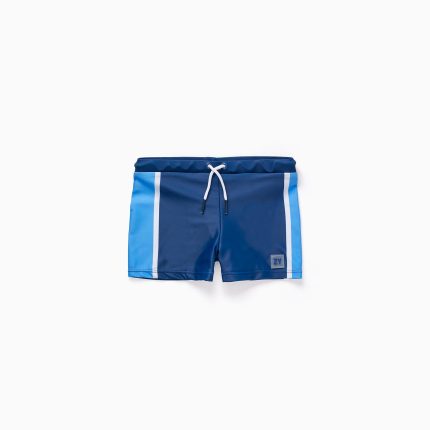 Short de bain UPF60 pour garçon, bleu foncé