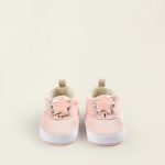 Trainers en tissu avec étoile pour filles nouveau-nés, rose clair