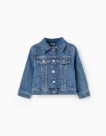 Veste en jean bébé fille bleu