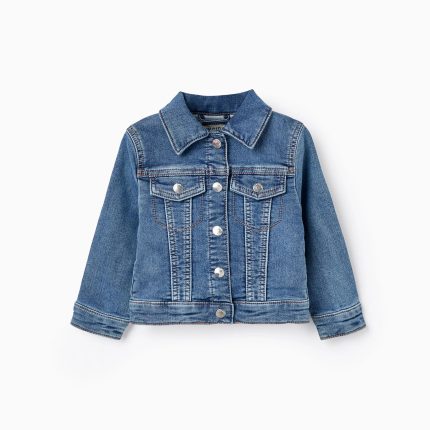Veste en jean bébé fille bleu