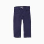 PANTALON TWILL, BLEU FONCÉ