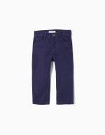 PANTALON TWILL, BLEU FONCÉ