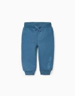 Pantalon de jogging bébé garçon 'Let's Go', turquoise