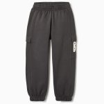 Pantalon de jogging avec poches cargo pour fille, gris
