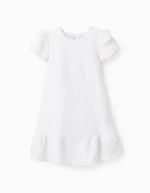 ROBE MC JACQUARD, BLANC