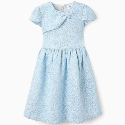ROBE JACQUARD, BLANCHE