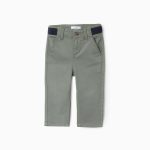 PANTALON CHINO TWILL, VERT FONCÉ