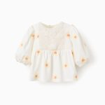 CHEMISE MC LIN, BEIGE CLAIR