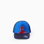 Casquette en Sergé Bébé et Garçon 'Spiderman', Bleu
