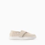 Espadrilles en toile pour bébé garçon, beige