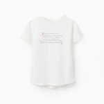 T-shirt en coton fille 'Seven Skirts', blanc