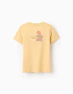 T-shirt en coton garçon 'Sun', Jaune – Image 2