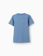 T-shirt en coton garçon 'Fish', bleu – Image 2