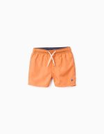 Short de Bain Court Garçon 'Fast Dry', Orange