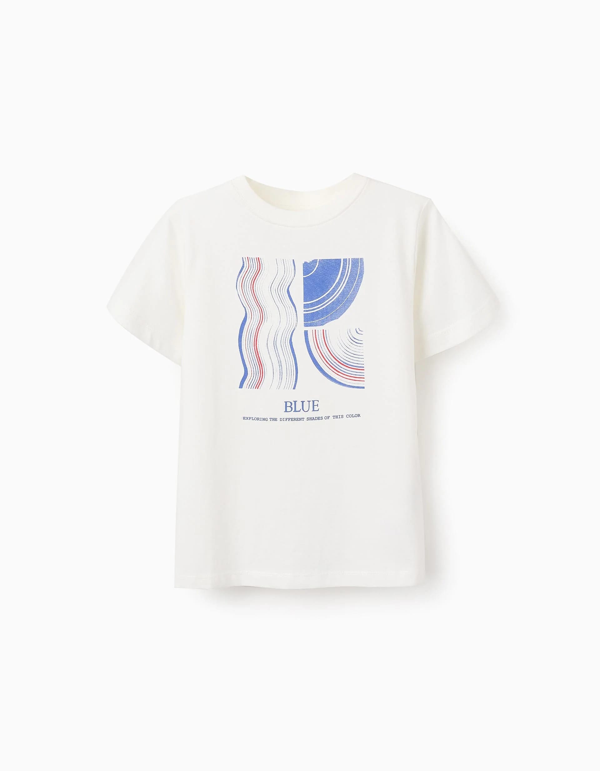 31071370041-0 T-shirt pour Garçon 'Bleu', Blanc – Image 1
